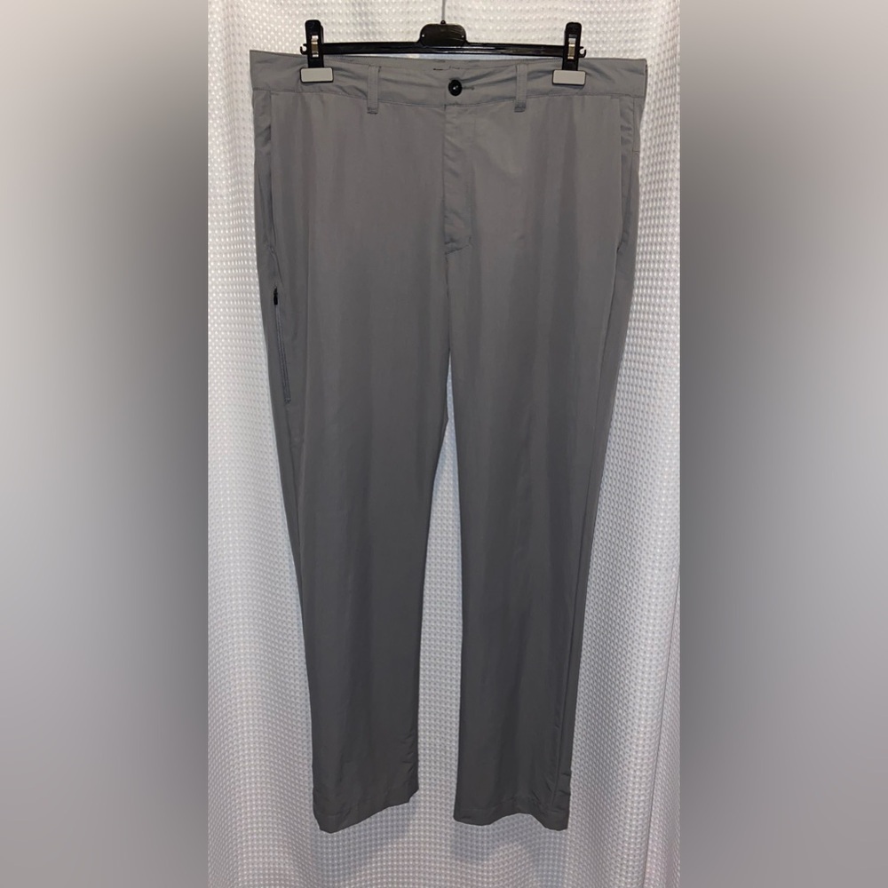 2/60$ Men’s THE NORTH FACE gray regular fit stretchy straight‎ legs pants Sz 38